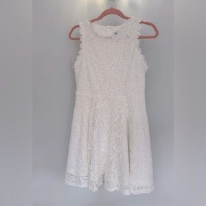 Girls White Lace Dress size 7